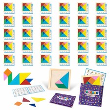 Tangram Legno Bambini Pack 30