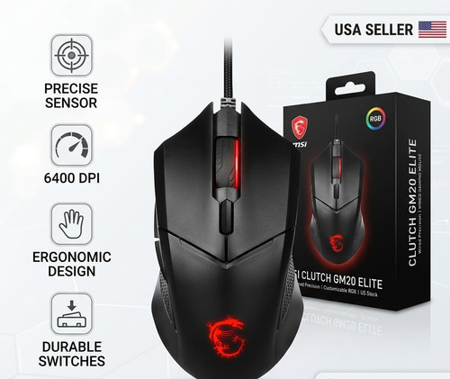 Msi clutch gm08 wired rgb - clutch,