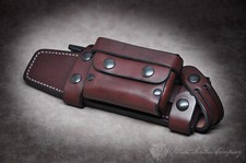 Fodero Bushcraft in pelle