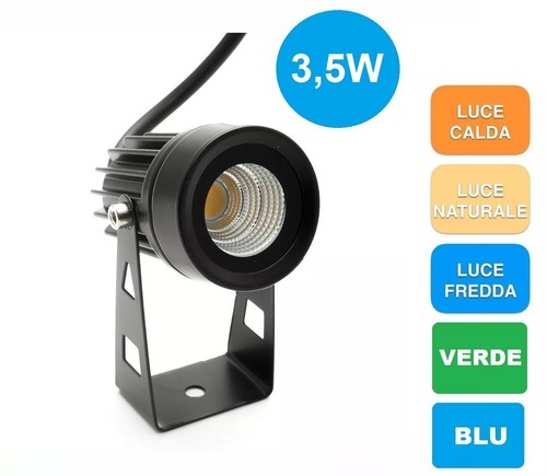 Faretto proiettore led 5w - led, 3.5w