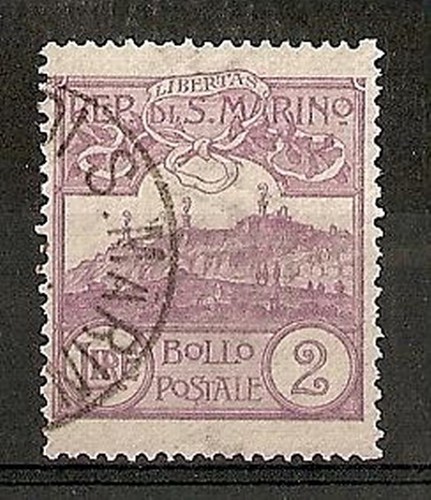 1903 san marino usato veduta - san,