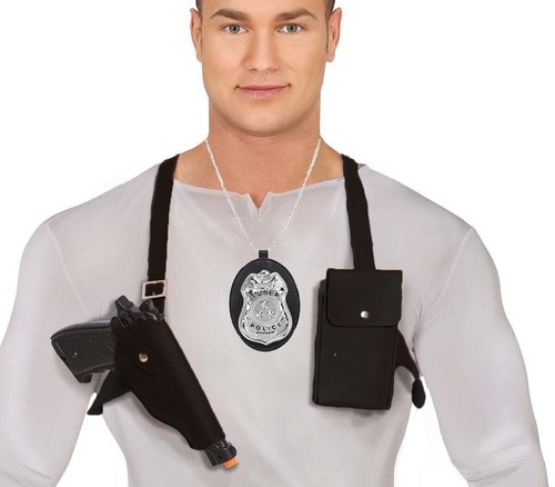 Set polizia distintivo catena - set,
