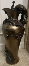 Vaso pavone bronzo veronese
