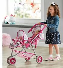 PASSEGGINO BAMBOLA GEMELLA