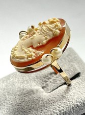 Anello in Oro 14kt con Cammeo