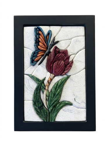 Rosa mosaico artigianale - , 3d