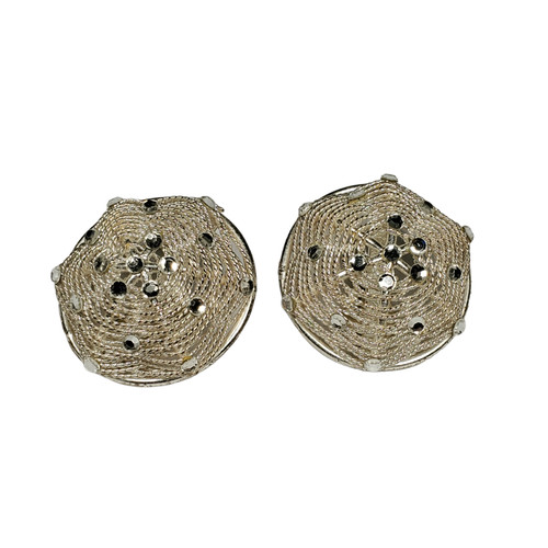 Orecchini vintage anni filo - vintage,
