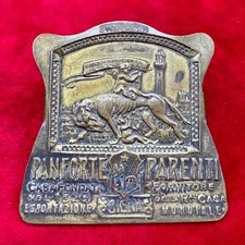 Pinza pubblicitaria Panforte Parenti Siena 1930 ca