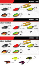 lotto 19 spoon ondulanti pesca spinning trota trout area game mini cucchiaini