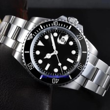 Orologio Automatico Vetro Zaffiro Uomo 2813 Movimento Uomo 40mm PARNIS Quadrante Luminoso