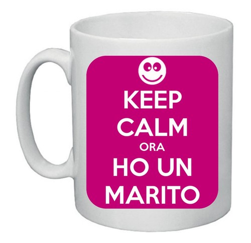 Tazza 8x10 scritta - scritta, calm