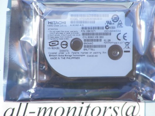 Disco rigido hitachi 60gb - 1,8",