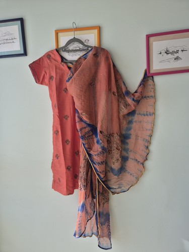 Abito foulard ricamati - abito,