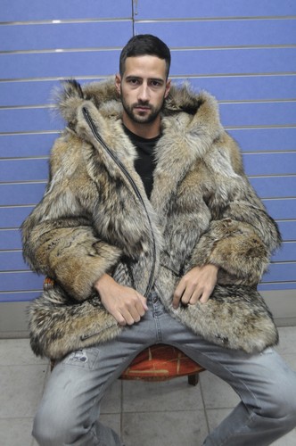 Cappotto uomo pelliccia - , di