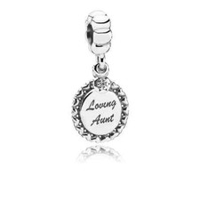 Pandora S925 With CZ Loving Aunt Dangle Charm 791277CZ
