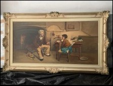 Quadro dipinto ad olio su tela