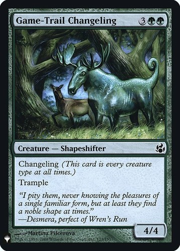 Mtg game trail changeling foil - game-trail,