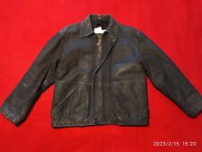 Giacca vintage vera pelle e 100% viscosa per uomo Taglia 46 - Made in Italy