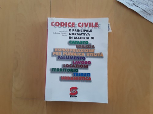 Codice civile edizioni - codice, simone
