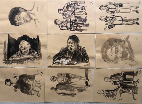 Disegni china e matita - 6,