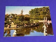 FIRENZE GIARDINI DI BOBOLI UNA VASCA - Cartolina D'epoca a Colori