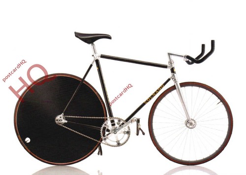 Picture postcard bicycle - picture, postcard:;bicycle