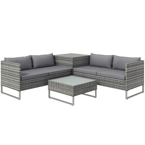 Outsunny set giardino - giardino, 4pz