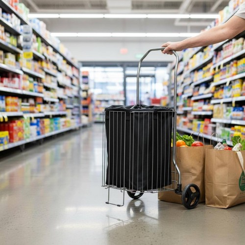 Carrello spesa pieghevole - carrello,