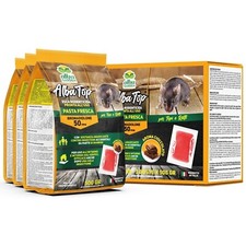 Veleno per Topi Professionale Aroma Cioccolato Esca Pasta Rossa 1,5 Kg (3x500g)