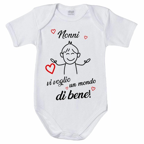 Body neonato nonni voglio - neonato, vi