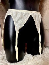 ? REGGICALZE VINTAGE CHANTELLE FANTASY AVORIO LUCIDO POLIESTERE FRANCE