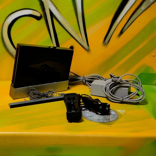 Nintendo wii black edition - black,