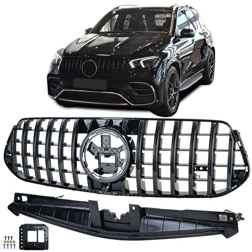 Grille calandre noir brillant - grille,