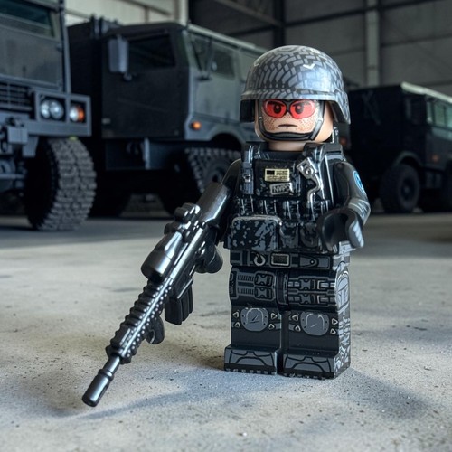 Minifigure soldatino militare