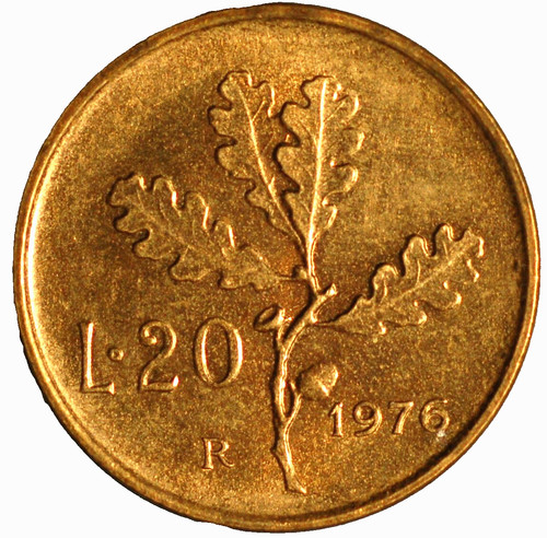 Italy lire 1976 97 - lire, km# 97