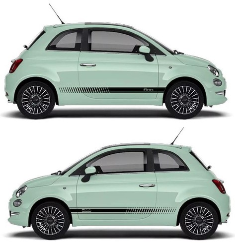 Adatto fiat abarth strisce - a,