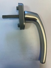 Maniglia (martellina) per finestra in PVC,alluminio,legno-alluminio ARGENTO