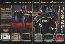 2007 2pg Print Ad of Tama Superstar Hyperdrive Short Tom Drum Kit