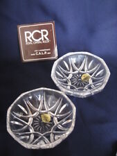 RCR Scatola Ciotolina Posacenere Bomboniera tonda Cristallo al pb 24% Linea A