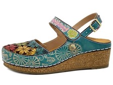 Sabot Donna 35 in Pelle Blu