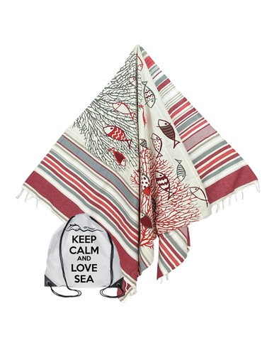 Telo mare fouta pesci rossi - telo,