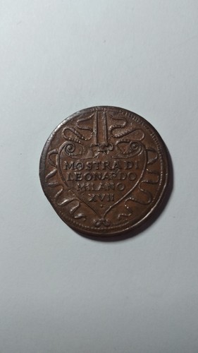 Medaglia mostra leonardo - medaglia, di