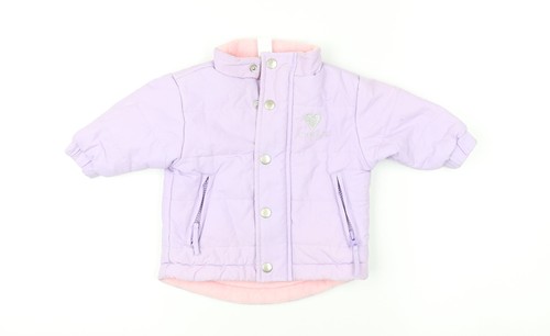 Giacca puffer viola bruin - giacca,