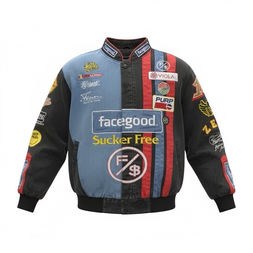 Giacca corsa patchwork - giacca,