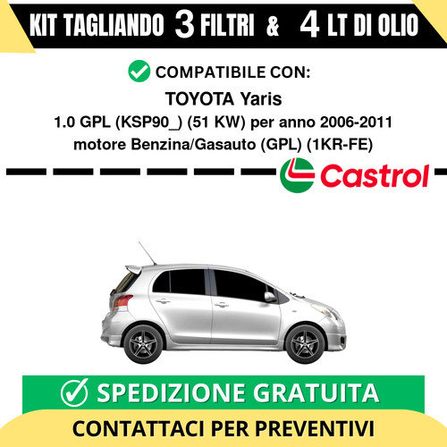 Tagliando per toyota yaris - tagliando,