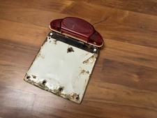 Porta targa fanale moto d’epoca universale targhe Guzzi Gilera Morini Lambretta