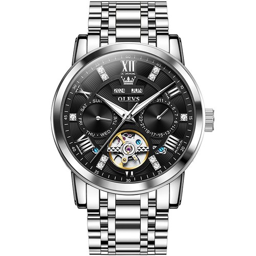 Orologio olevs uomo scheletro - orologio,