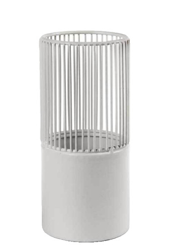 Vaso cilindro traforato porta - cilindro,
