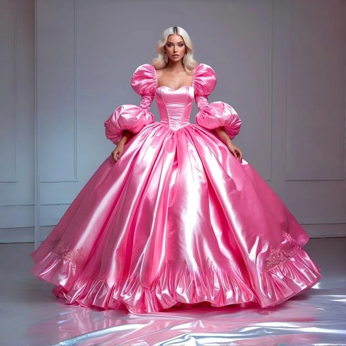 Abito ballo donna rosa raso - donna,