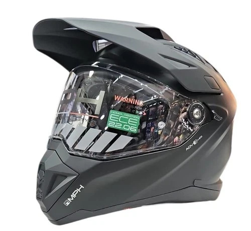 Casco moto crossover - moto, nero